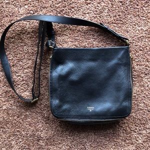 Black Fossil Purse